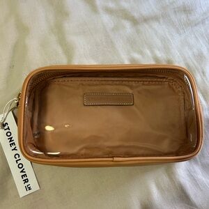 Stoney Clover Lane Clear Front Small Pouch in Honey